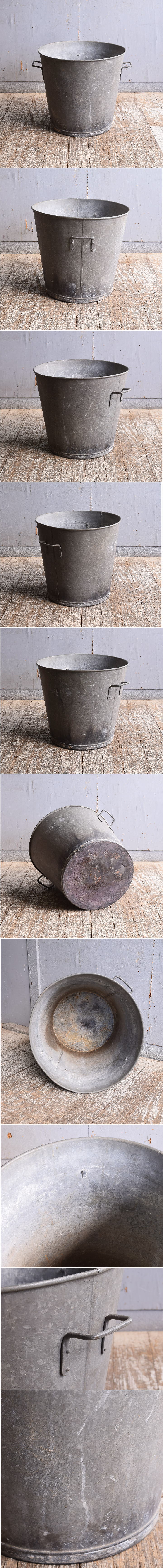 フレンチ アンティーク　ブリキ製　ウォッシングタブ ディスプレイ ガーデニング 11564