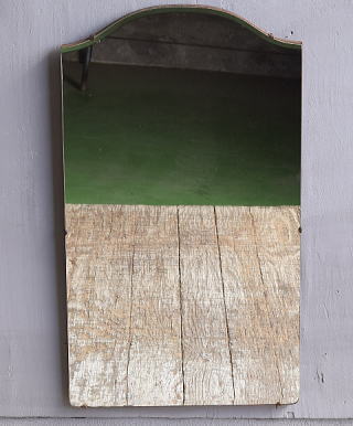 イギリス アンティーク　 壁掛けミラー 鏡　11652