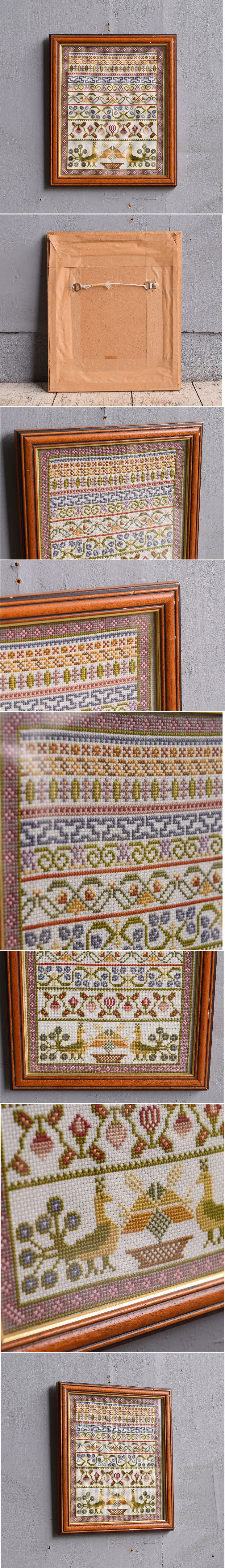 イギリス アンティーク 刺繍サンプラー　11690