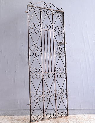 イギリスアンティーク アイアンフェンス ゲート柵 ガーデニング 11718