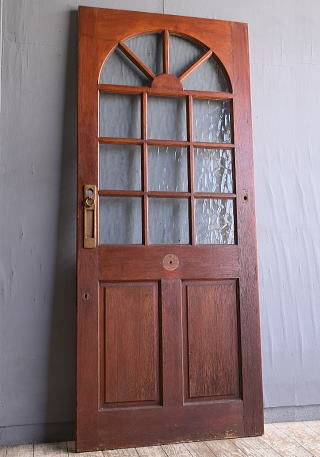 イギリス アンティーク ガラス入りドア 扉 建具 11748