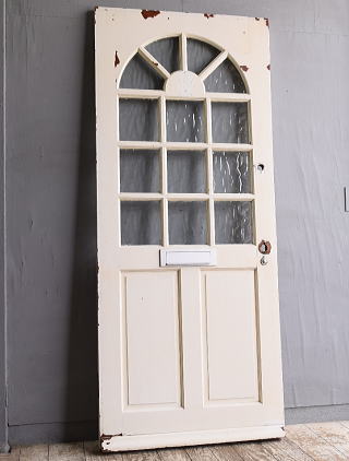 イギリス アンティーク ガラス入りドア 扉 建具 11727