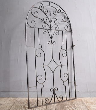 イギリスアンティーク アイアンフェンス ゲート柵 ガーデニング 11734