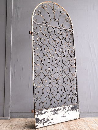 イギリスアンティーク アイアンフェンス ゲート柵 ガーデニング 11736