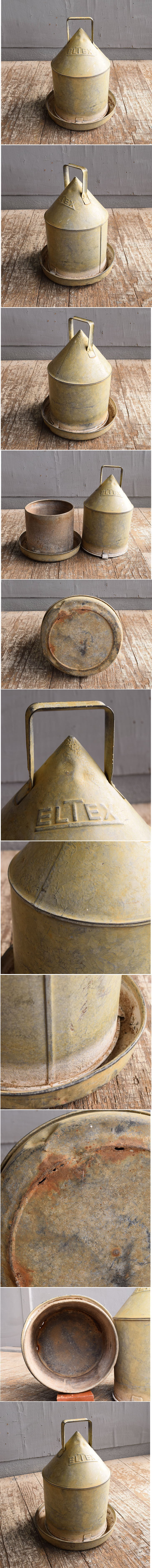 イギリス アンティーク ブリキ製　バードフィーダー 11774