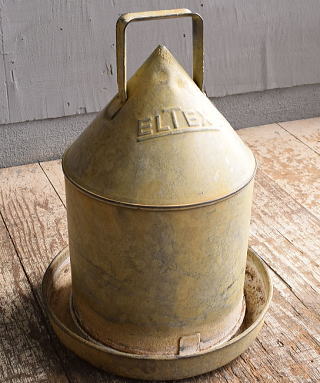 イギリス アンティーク ブリキ製　バードフィーダー 11774