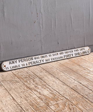 イギリス　アンティーク レイルウェイサイン 鉄道標識 11818