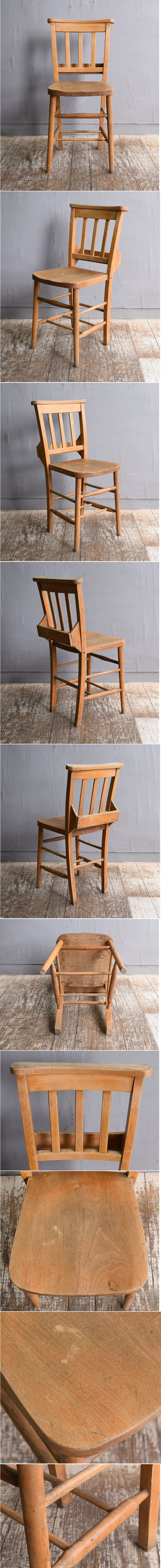 イギリス アンティーク家具 チャーチチェア 椅子 11875