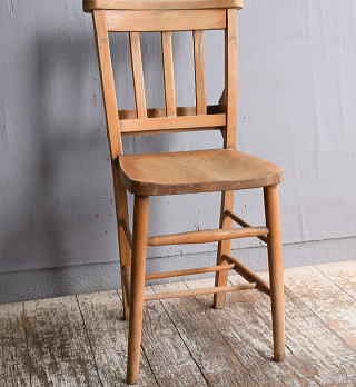 イギリス アンティーク家具 チャーチチェア 椅子 11876