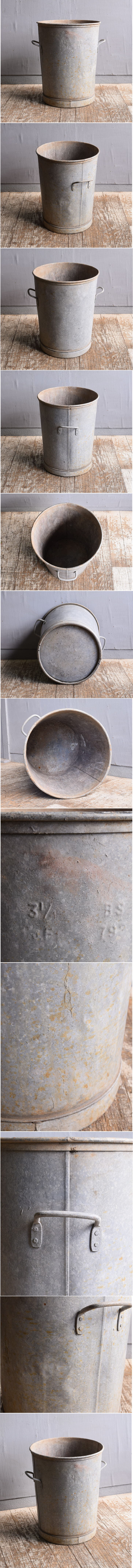 イギリス アンティーク ブリキ ウォッシングタブ ガーデニング 11943