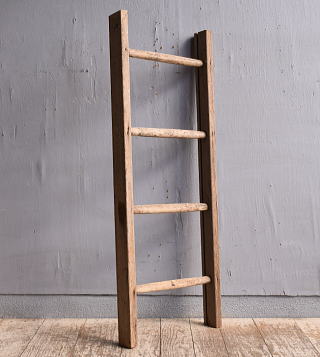 イギリス アンティーク 木製ラダー 梯子 ディスプレイ 11948