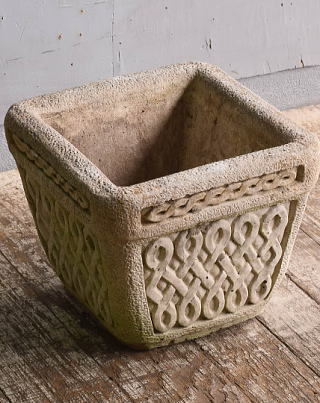 イギリス アンティーク セメント製 プランター 植木鉢 11960 イギリス アンティーク セメント製 プランター 植木鉢 11960