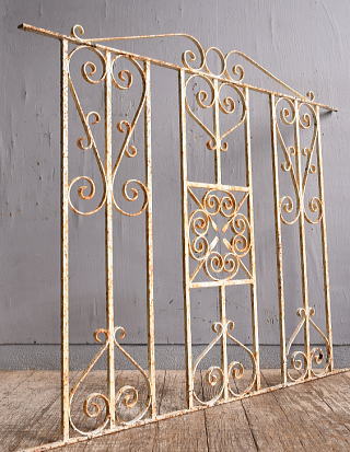 イギリスアンティーク アイアンフェンス ゲート柵 ガーデニング 11997