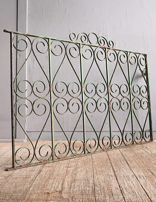 イギリスアンティーク アイアンフェンス ゲート柵 ガーデニング 11999