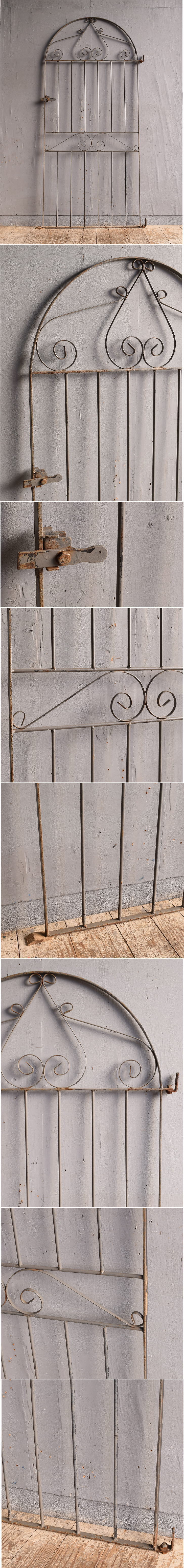 イギリスアンティーク アイアンフェンス ゲート柵 ガーデニング 12000