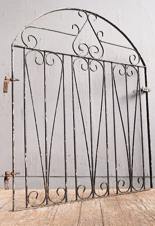 イギリスアンティーク アイアンフェンス ゲート柵 ガーデニング 12001