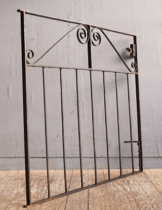 イギリスアンティーク アイアンフェンス ゲート柵 ガーデニング 12006