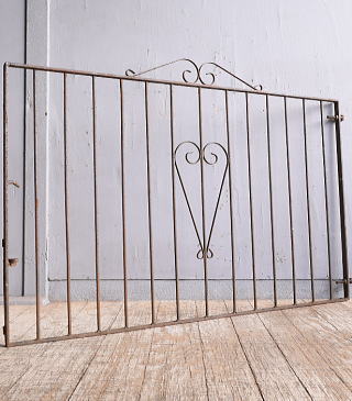 イギリスアンティーク アイアンフェンス ゲート柵 ガーデニング 12036