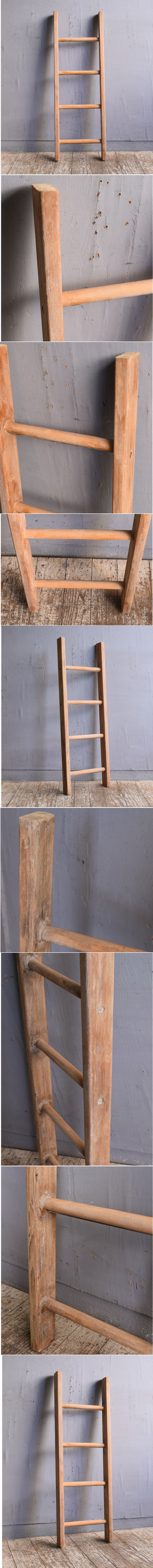 イギリス アンティーク 木製ラダー 梯子 ディスプレイ 1