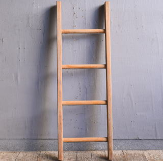 イギリス アンティーク 木製ラダー 梯子 ディスプレイ 1