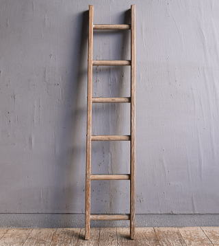 イギリス アンティーク 木製ラダー 梯子 ディスプレイ 12101
