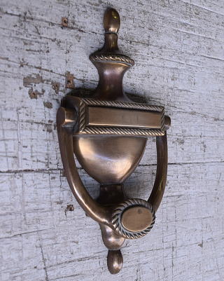 イギリス アンティーク 真鍮製ドアノッカー 12166