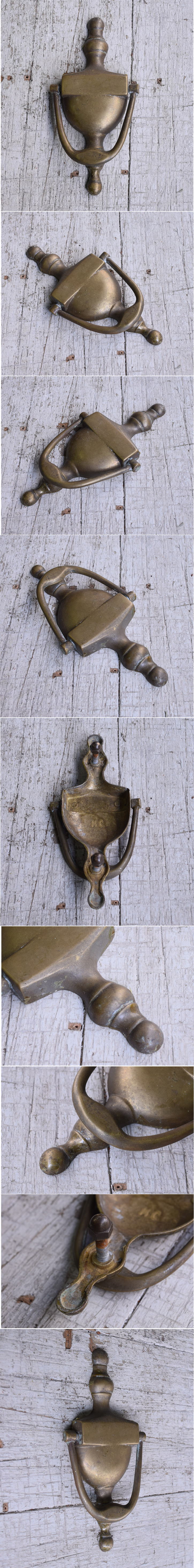 イギリス アンティーク 真鍮製ドアノッカー 12167