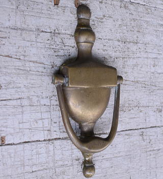 イギリス アンティーク 真鍮製ドアノッカー 12167