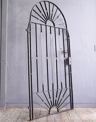 イギリスアンティーク アイアンフェンス ゲート柵 ガーデニング 12173