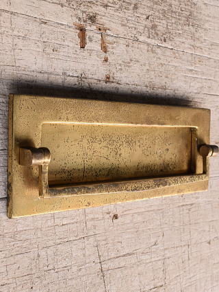 イギリス アンティーク レタースロット 郵便受け 建具金物 12185