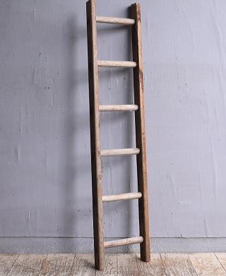イギリス アンティーク 木製ラダー 梯子 ディスプレイ 12220