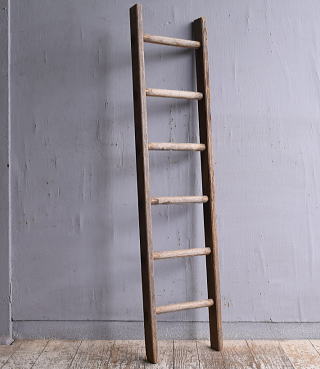 イギリス アンティーク 木製ラダー 梯子 ディスプレイ 12221