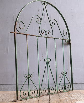 イギリスアンティーク アイアンフェンス ゲート柵 ガーデニング 12223