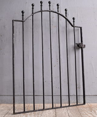 イギリスアンティーク アイアンフェンス ゲート柵 ガーデニング 12239