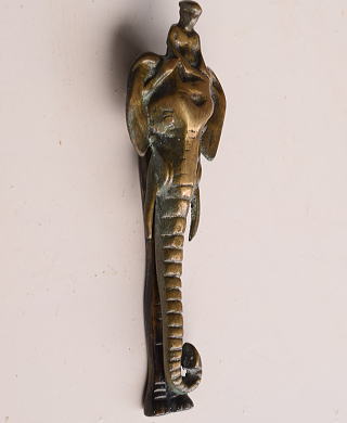 イギリス アンティーク 真鍮製ドアノッカー 12311