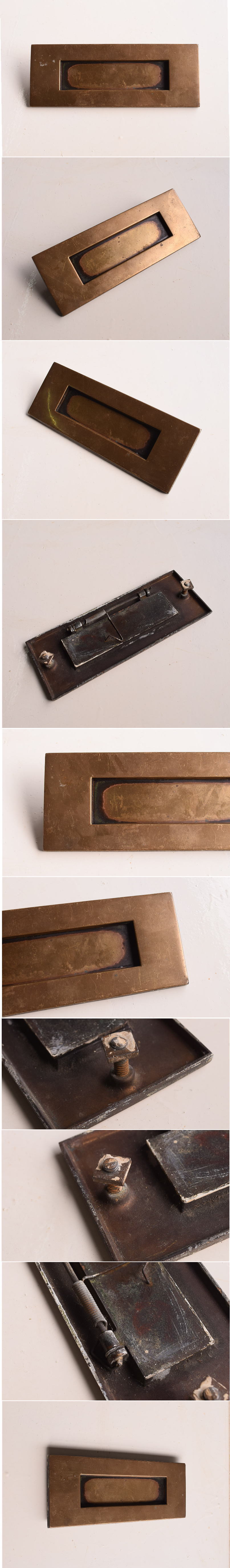 イギリス アンティーク レタースロット 郵便受け 建具金物 12312