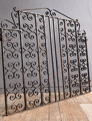 イギリスアンティーク アイアンフェンス ゲート柵 ガーデニング 12341