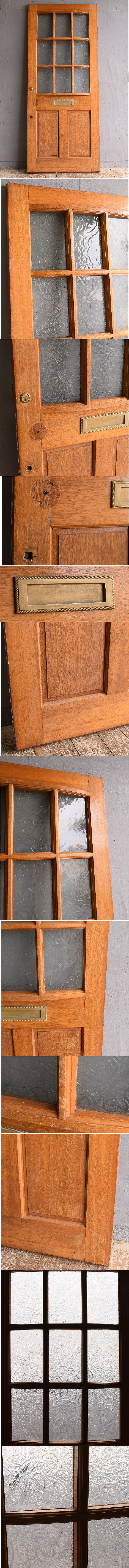 イギリス アンティーク 木製ドア 扉 建具 12343