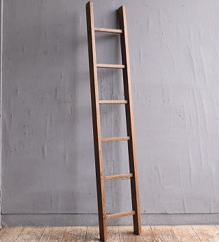 イギリス アンティーク 木製ラダー 梯子 ディスプレイ 12349