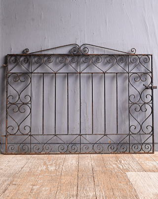 イギリスアンティーク アイアンフェンス ゲート柵 ガーデニング 12356