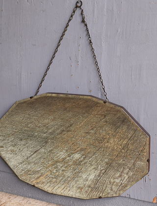 イギリス アンティーク 壁掛けミラー 鏡 12414