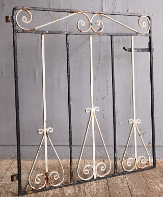 イギリス アンティーク アイアンフェンス ゲート柵 12802