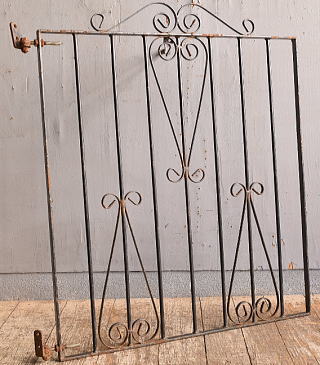 イギリス アンティーク アイアンフェンス ゲート柵 12812