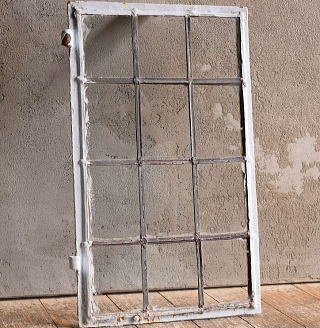 イギリス アンティーク 窓 鉄枠　12959