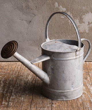 イギリス アンティーク ブリキ製 ジョウロ ガーデニング 13035