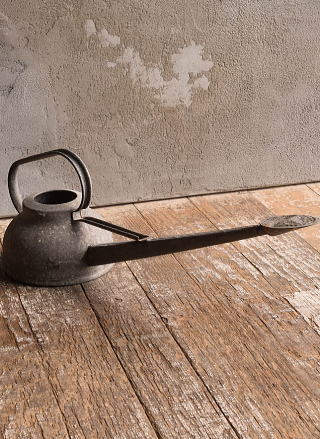 イギリス アンティーク ブリキ製 ジョウロ ガーデニング 13037