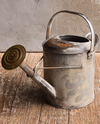 イギリス アンティーク ブリキ製 ジョウロ ガーデニング 13038