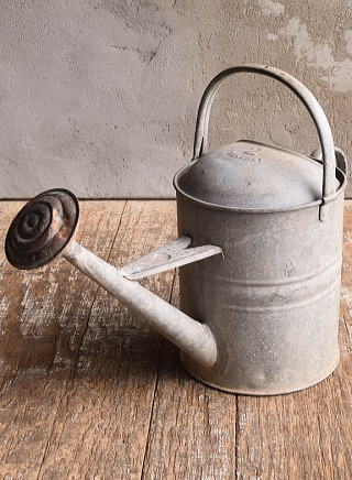 イギリス アンティーク ブリキ製 ジョウロ ガーデニング 13039