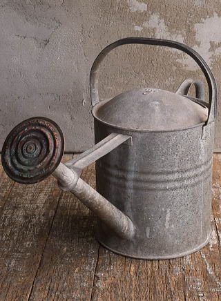イギリス アンティーク ブリキ製 ジョウロ ガーデニング 13064