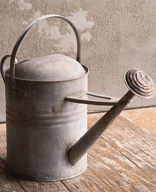 イギリス アンティーク ブリキ製 ジョウロ ガーデニング 13066